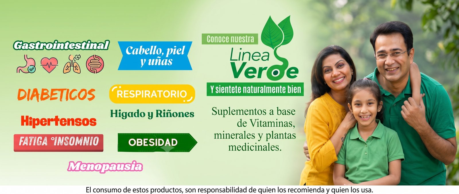 Línea verde productos naturales