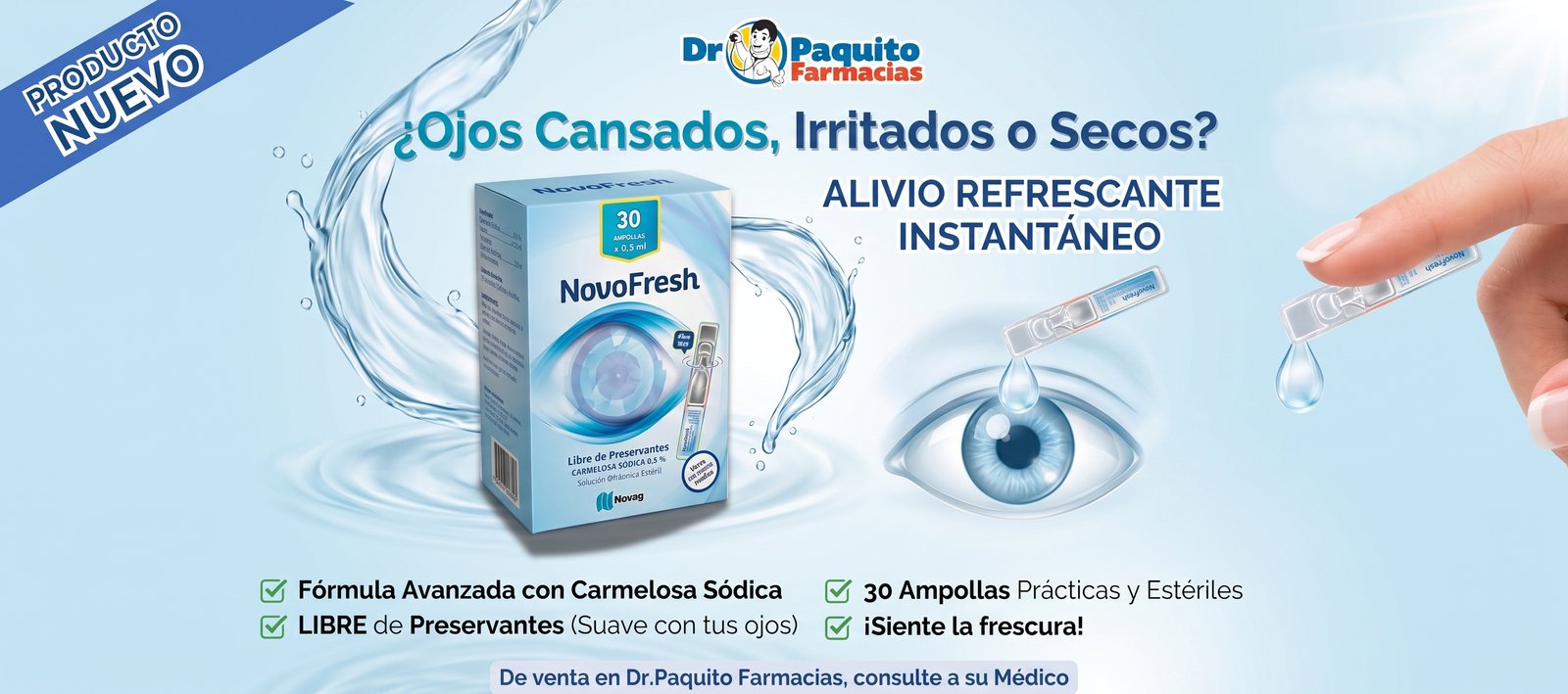 Banner Promocional Novo Fresh.